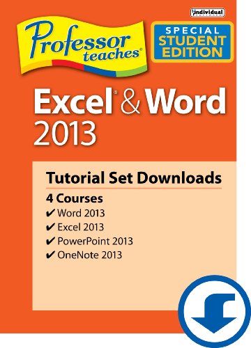 Professor Teaches Excel & Word 2013 - Academic [Download]