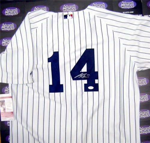 Curtis Granderson Autographed/Hand Signed Yankees Jersey (New York Yankees Baseball Jersey) JSA