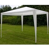 Oxid7 Pavillon, Pavillion, Gartenpavillon, Gartenzelt, Partyzelt (3 x 3 x 2,45 m) in Weiß