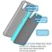 HTC Desire 626 Case, Desire 626S Case, Tekcoo(TM) [Tmajor Series] [Turquoise/Grey] Shock Absorbing Hybrid Rubber Plastic Impact Defender Hard Protective Case Cover For HTC Desire 626S/626 All Carriers