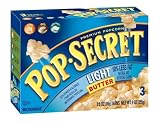 Pop Secret Light Butter Flavor, Microwavable Popcorn, 3-count, 9 Ounce Box (Pack of 6)