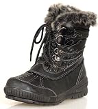 RAIN BOOTS Waterproof Winter Women's Black Boots