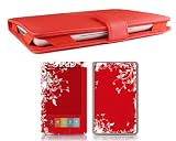 Bundle Monster Barnes & Noble Nook Synthetic Leather Case Cover Jacket + Skin Sticker + Screen Protector Ebook Accessories Combo - Fit 3G and Wifi Version