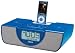iHome iP43LVC Dual Alarm Clock Radio for your iPod/iPhone with Pillow Shaker (Blue)