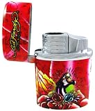 Ed Hardy Panther Twin Flame Butane Table Lighter