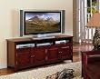 Traditional Brown Entertainment Console Plasma LCD TV Stand