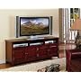 Traditional Brown Entertainment Console Plasma Lcd Tv Stand
