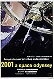 2001 Space Odyssey Stanley Kubrick Science Fiction Huge PAPER Movie Poster Measures 40 x 27 Inches (100 x 70 cm ) approx