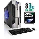 CybertronPC X-Plorer2 4240ABSL, Black/Silver, CrossFireX, AMD Phenom II X6  ....