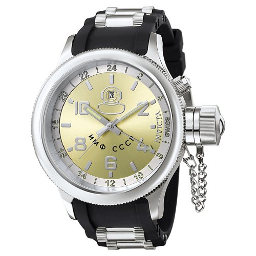 Invicta Men's F0039 Exclusive Signature Collection Russian Diver GMT Watch
