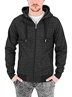 Urban Classics Sudadera con Cierre (Gris Oscuro)