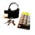 2 x Kabrus Alarmed Padlock for Security with 110db Siren Alarm / Bike, Home Security, Garden Sheds, Motorcycles, Dog Cages, Gates, Garages, Caravans, Equestrian, Boating, Vehicles, Multi-purpose Smart Lock / 1 Year Warranty