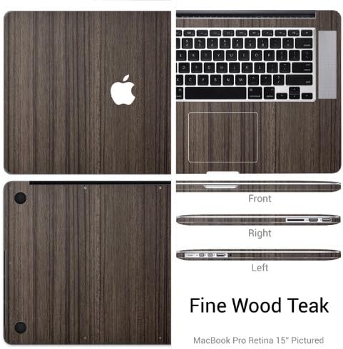 XGear EXO Skin Protective Vinyl for MacBook Pro 15" Retina (Fine Wood Teak)