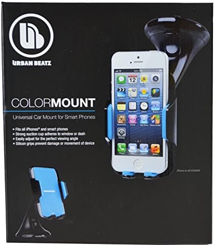 Urban Beatz Color Mount Universal Car Mount for Smart Phones - Blue with Black Base