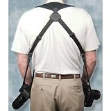 OP/TECH USA 6501042 Dual Harness, Neoprene Harness Carries 2 Cameras (X-Long, Black)