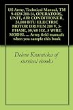 US Army, Technical Manual, TM 9-4120-380-14, OPERATORS, UNIT, AIR CONDITIONER, 24,000 BTU ELECTRIC MOTOR DRIVEN 208 V, 3-PHASE, 50/60 HZ, 5 WIRE MODEL ... Army field manuals when you sample this book