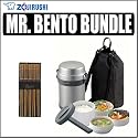 Zojirushi Mr. Bento Stainless-Steel Lined Lunch Jar Bundle