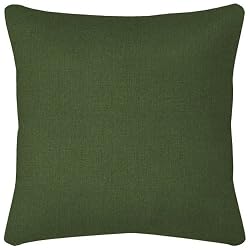 Arden Husk Texture Hunter Green Toss Pillow