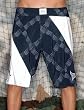 TAPOUT UPPER DIVISION BOARD SHORTS BLACK /WHITE