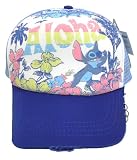 ディズニー『リロ&スティッチ《アロハ》』ダメージドメッシュキャップ