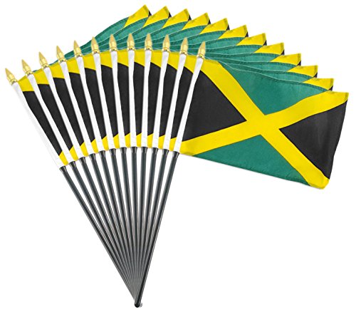 12 pack of 4x6 Inch Jamaican Flag (12 Pack)