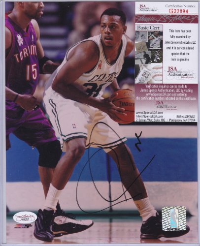 Paul Pierce Boston Celtics Signed Autographed Photo Coa + Hologram JSA Coa