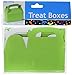 Mini Lime Green Treat Boxes - Party Favor & Goody Bags & Paper Goody Bags & Boxes pack of 24