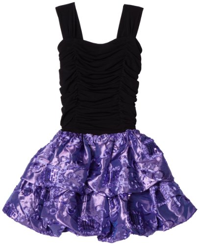 Ruby Rox Kids Girls 7-16 Double Bubble Soutache Dress