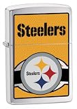 NFL Pittsburgh Steelers Brushed Chrome Zippo Lighter