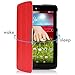 MoKo LG G Pad 7.0 Case - Ultra Slim Smart-shell Stand Case for LG G Pad V400 / V410 (LTE) / VK410 / UK410 / LK430 (G Pad F7.0) 7-Inch Android Tablet, RED (With Smart Cover Auto Wake / Sleep)