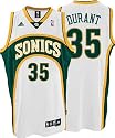 Kevin Durant White adidas NBA Swingman Seattle Sonics Youth Jersey