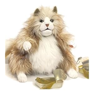 Plush Fluffy Cat Puppet 12 by Folkmanis