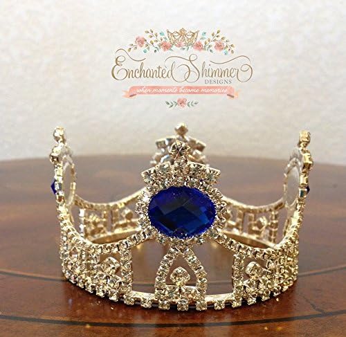 Enchanted Shimmer Rhinestone Prince William Boys Crown Accessory
