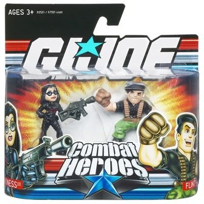 GI Joe Combat Heroes 2-Pack Baroness and Flint