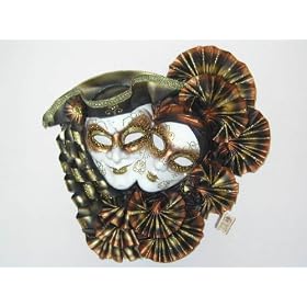 VENETIAN JOLLY JOKER DOUBLE WALL MASK by VENICE BUYS - VENETIAN MASKS