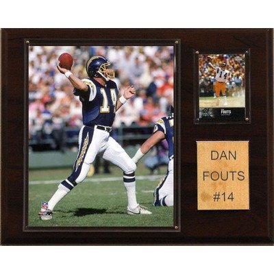 NFL San Diego Chargers Dan Fouts Player Plaque