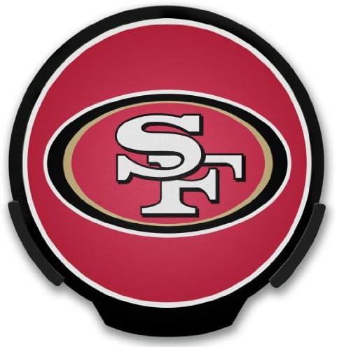 San Francisco 49ers Light-Up Power Auto Decal
