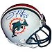 Joey Porter Signed Mini Helmet - Miami Dolphins