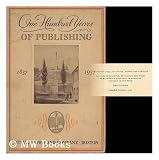 Produkt-Bild: One Hundred Years of Publishing; 1837-1937