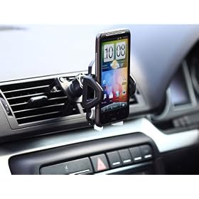 UltimateAddons Air Vent Swivel Car Kit Mount Holder for HTC Sensation Smart Phone