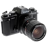 Fisheye Lens, Vivitar V3800N SLR Camera w/ 28-70mm Macro Zoom Lens Multi Exposure