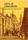 Lists of Londoners