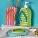 51LYDs3re8L. SL75  Flip flops Beach Sandals 3 Piece Accessories Sink Set Toothbrush Holder, Soap Dish, Lotion Dispenser