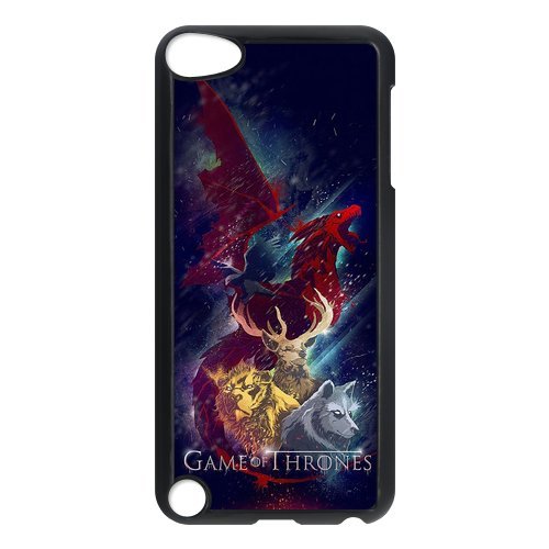 Game of Thrones ipod 5 Case Customized Hard Plastic Cover Case fits iPod Touch 5th ipod5-linda955