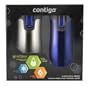 Contigo AUTOSEAL Stainless Steel 16-Ounce Vacuum Insulated Tumbler, Blue/Silver, Set of 2 Contigo AUTOSEAL Stainless Steel 16-Ounce Vacuum Insulated Tumbler, Blue/Silver, Set of 2