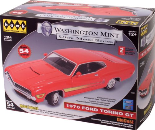 Hawk Washington Mint Ultra Metal Series 1970 Ford Torino GT Red