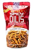 Seakid Crispy Dilis Crispy Fried Spicy Anchovy Teriyaki Style 40g (Pack of 6)
