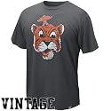 Nike Auburn Tigers Charcoal Vault Retro Logo Organic Vintage T-shirt