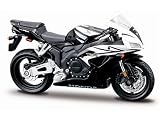 Honda CBR1000RR Diecast Model Motorbike in Black and White (1:18 scale)