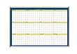 House of Doolittle 12 Month Laminated Aluminum Frame Non-Dated Planner 32 x 21.5 Inch with Write on/Wipe off Feature, Recycled (HOD6652)